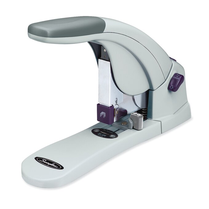 Swingline LightTouch Heavy Duty Stapler, Reduced Effort, 120 Sheets, Gray Swingline Heavy Duty