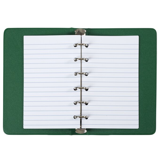 Mead LooseLeaf Memo Book, Narrow Ruled, 6 Rings, 5" x 3", Assorted