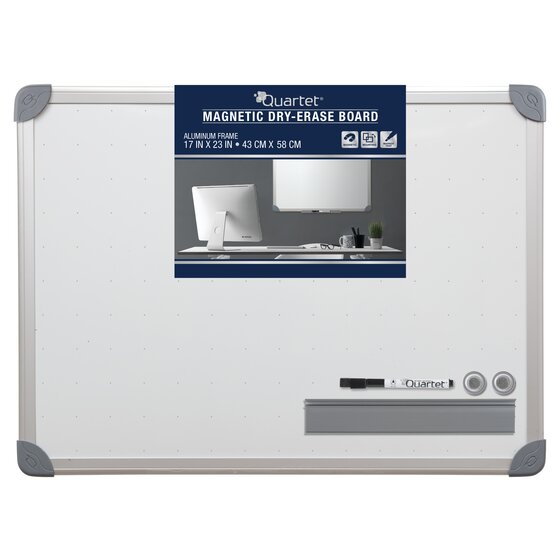 Quartet DryErase Board Value Pack, 17" x 23", Euro Frame Whiteboards Quartet