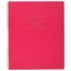 Cambridge WorkStyle Wirebound Fashion Notebook, Large, Pink