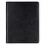 Refillable Notebook Cover, Notebook Included, 48 Sheets, 6" x 9 1/2", Black