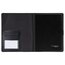 Refillable Notebook Cover, Notebook Included, 48 Sheets, 6" x 9 1/2", Black