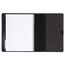 Refillable Notebook Cover, Notebook Included, 48 Sheets, 6" x 9 1/2", Black