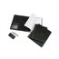 Refillable Notebook Cover, Notebook Included, 48 Sheets, 6" x 9 1/2", Black