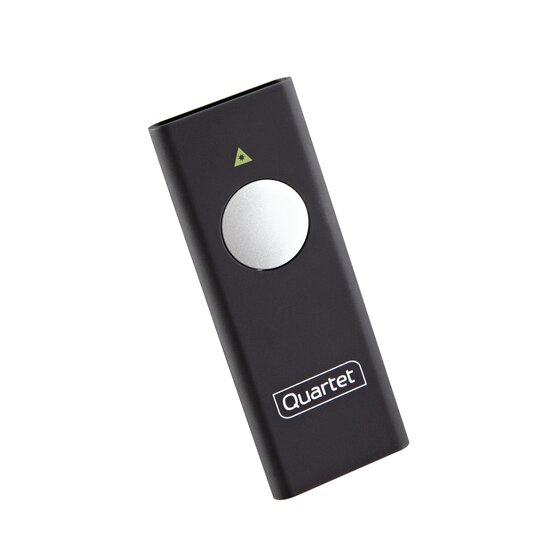 Quartet Slimline Laser Pointer, Class 2, Small Venue, Black Laser