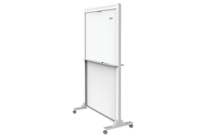 Heavy-Duty Magnetic Glass Mobile Easel w/ Chrome 5-Star Base – Ultimate  Office