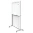 Quartet Motion Dual-Track Mobile Magnetic Dry-Erase Easel, 40" x 68", Aluminum Frame thumbnail images 4 of 8