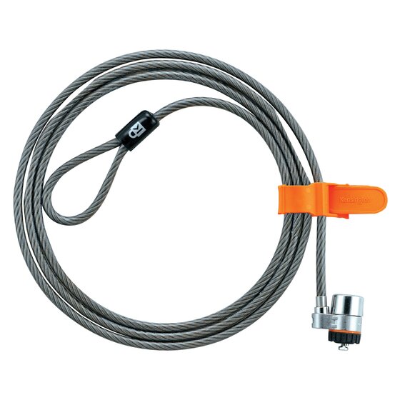Kensington Microsaver Keyed Duo Ultra Lock Câble de Verrouillage Argent 1.8 m 