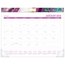 Cambridge Agate Monthly Desk Pad Calendar, Large