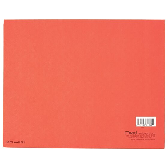 Mead Brite Wallet Letter File, Color Chosen For You | Expanding Files ...