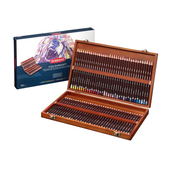 Crayons Coloursoft Coffret en bois de 72