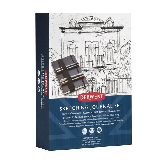 Derwent A5 Sketching Journal Set
