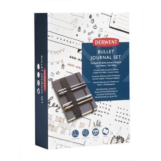 Set de Bullet Journal de puntos en tamaño A5 Derwent