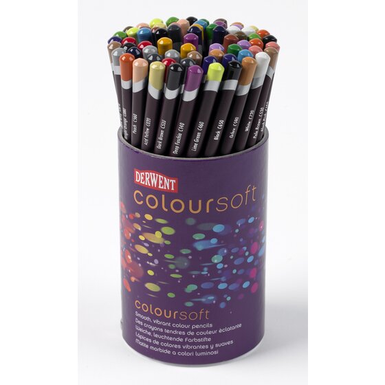 Derwent Coloursoft Pencils 72 Tub