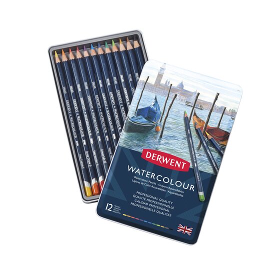 Derwent Colored Pencils, WaterColour, Water Color Pencils, Drawing, Art,  Wooden Box, 48 Count (0700758),  price tracker / tracking,   price history charts,  price watches,  price drop alerts