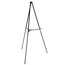 Quartet® Aluminum Lightweight Telescoping Display Easel, 66", Supports up to 25 lbs., Black thumbnail images 1 of 3
