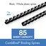 Mead CombBind Binding Spines, 1/2", Black, 125 Pack thumbnail images 5 of 8