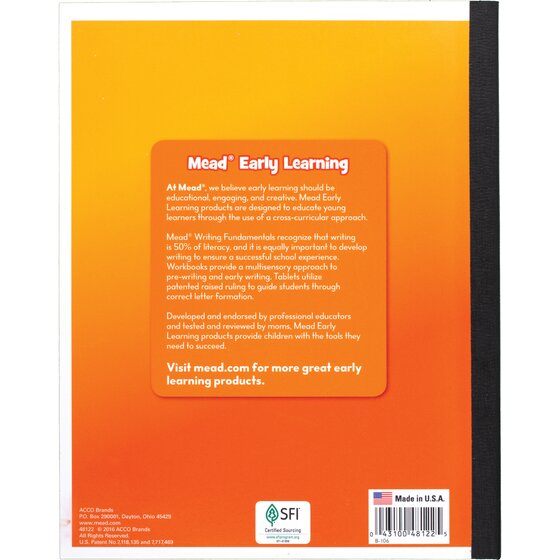 Mead Learn To Letter Writing Book Printed Book 