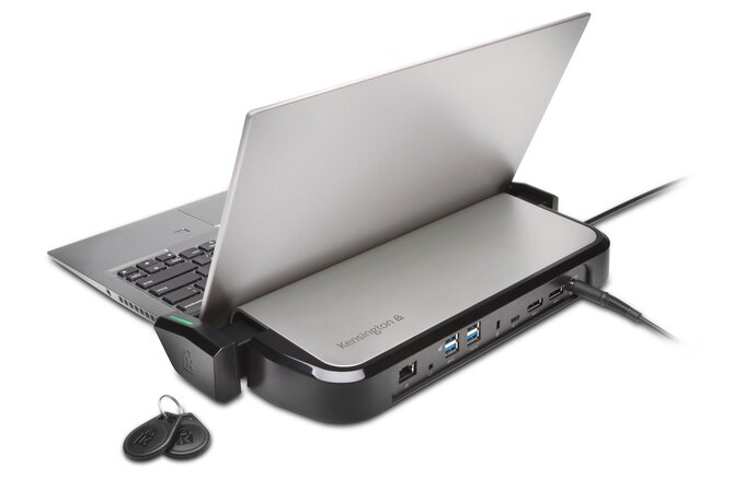 Metropolitan bud . LD4650P USB-C 10Gbps Dual 1080p Dock w/ K-Fob™ Smart Lock - 60W PD - Windows  | Laptop Locking Stations | Laptop Security | Kensington