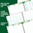 Cambridge Emerald Customizable Academic Weekly Monthly Planner, Large