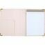 Cambridge WorkStyle Padfolio, Medium, Pastel Pink/Gold