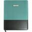 Refillable Notebook Cover, Notebook Included, 48 Sheets, 8 1/4" x 11", Blue