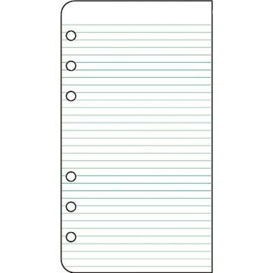 DayTimer Undated Lined Note Pages, LooseLeaf, Portable Size, 3 3/4" x