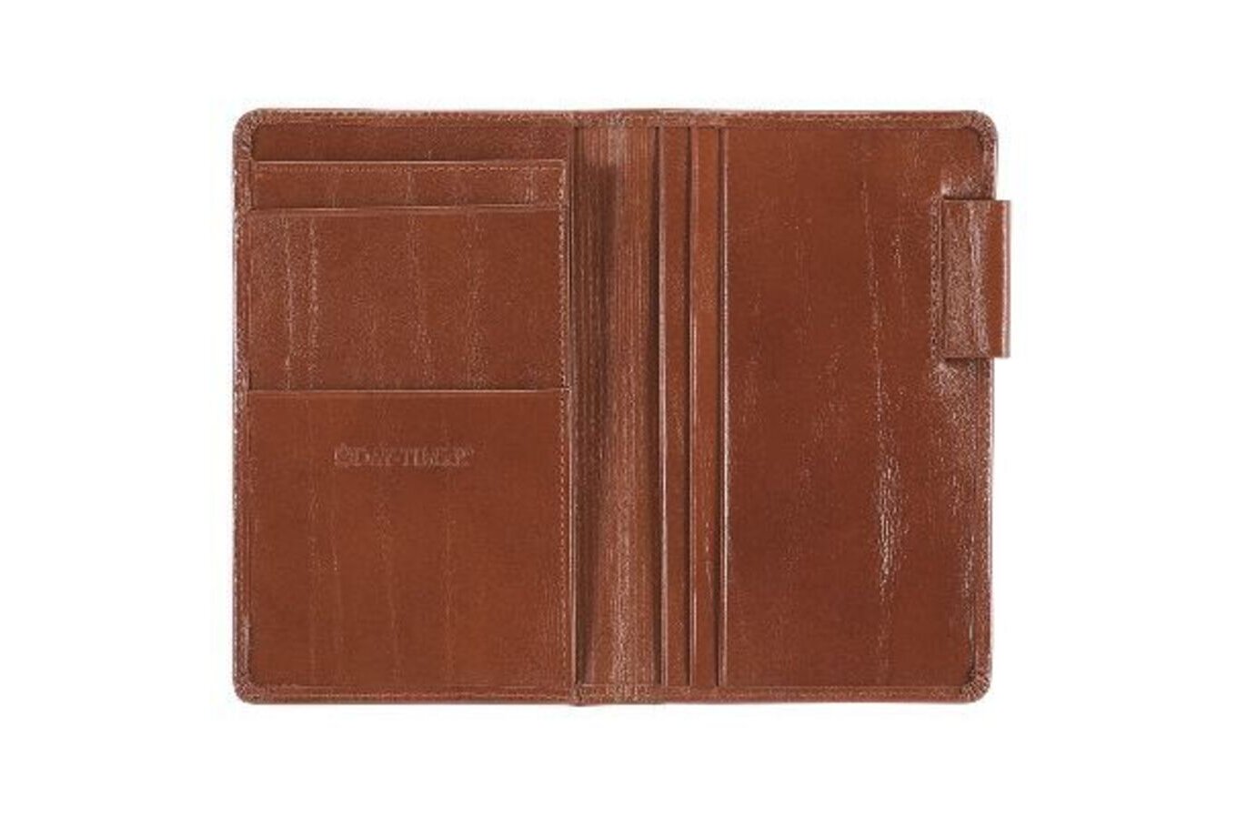 Day-Timer Armorhide Leather Zippered Planner Cover, Pocket Size, 3 1/2 x 6  1/2, Leather Planner Organizer Covers