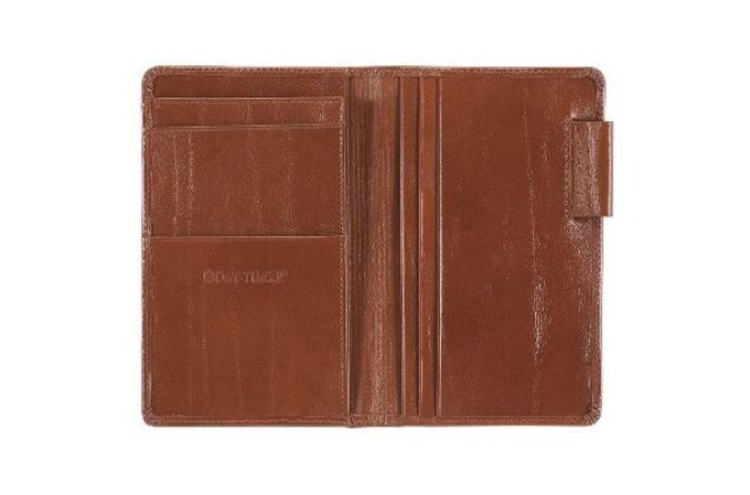 Day-Timer Western Coach Leather Planner Covers, Compact Size, 3" x 5