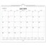 Cambridge Academic Monthly Wall Calendar