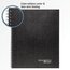 Wirebound Legal Ruled Business Notebook, 80 Sheets, 8 7/8" x 11", Black