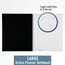 Wirebound Action Planner Business Notebook, 80 Sheets, 8 1/2" x 11", Black