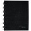 Hardcover Legal Ruled Business Notebook with Pocket, 96 Sheets, 8 7/8" x 11", Black