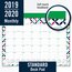 Cambridge Blair Geo Academic Monthly Desk Pad Calendar, Large