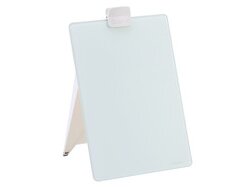 Quartet® Glass Desktop Dry-Erase Easel, 9" x 11", White Surface