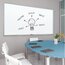 Quartet Fusion Nano-Clean Magnetic Whiteboard, 72" x 48", Silver Aluminum Frame thumbnail images 2 of 5