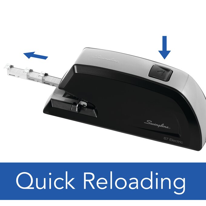 Swingline Commercial Electric Stapler, 20 Sheets, Black Swingline