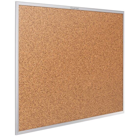 Quartet® Classic Cork Bulletin Boards, Aluminum Frame | Cork Boards ...