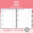 Ivory Ella Doodle Customizable Academic Weekly Monthly Planner