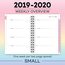Matt Crump Academic Weekly Monthly Planner, Small, Palm Trees
