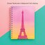 Matt Crump Academic Weekly Monthly Hardcover Planner, Small, Eiffel Tower