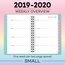 Matt Crump Academic Weekly Monthly Planner, Small, Blue