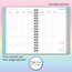 Matt Crump Academic Weekly Monthly Planner, Small, Blue