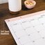 Cambridge WorkStyle Monthly Desk Pad Calendar, Compact, Pink
