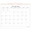 Cambridge WorkStyle Monthly Wall Calendar, Compact, Pink
