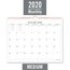 Cambridge WorkStyle Monthly Wall Calendar, Compact, Pink