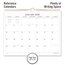 Cambridge WorkStyle Monthly Wall Calendar, Compact, Pink