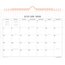 Cambridge WorkStyle Monthly Wall Calendar, Small, Pink
