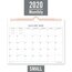 Cambridge WorkStyle Monthly Wall Calendar, Small, Pink