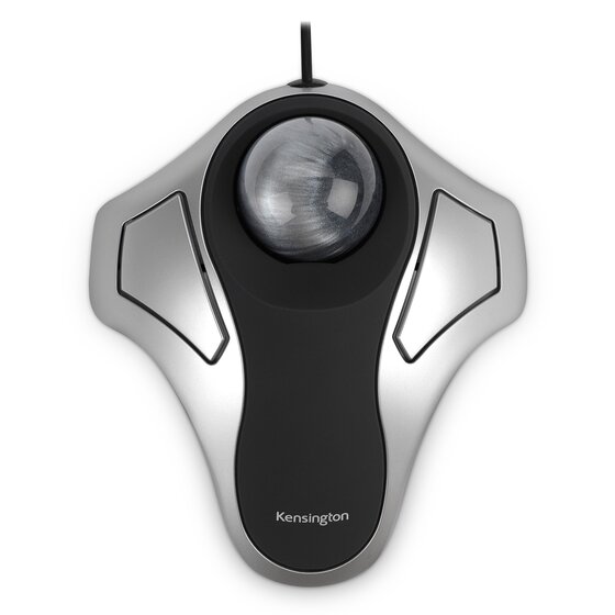 logitech mouse with ball on side